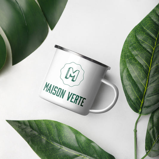 Maison Verte Enamel Mug